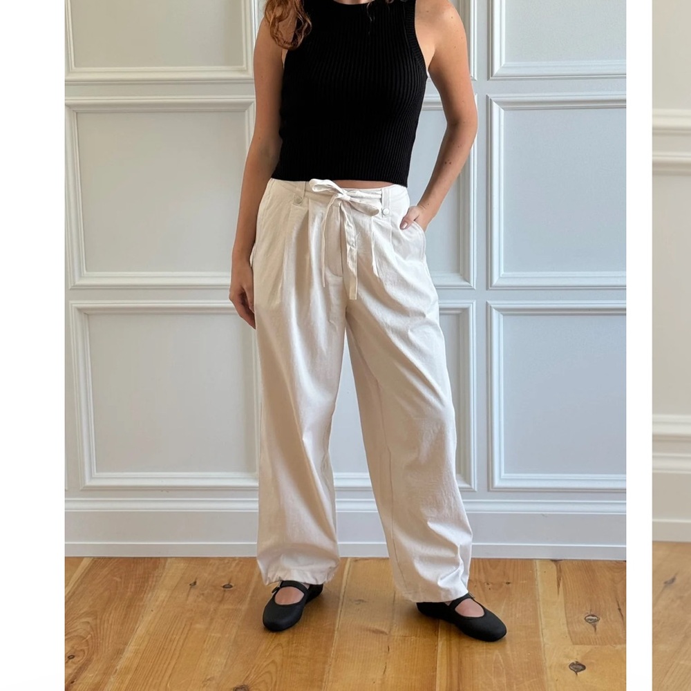 The Emery pant cream small